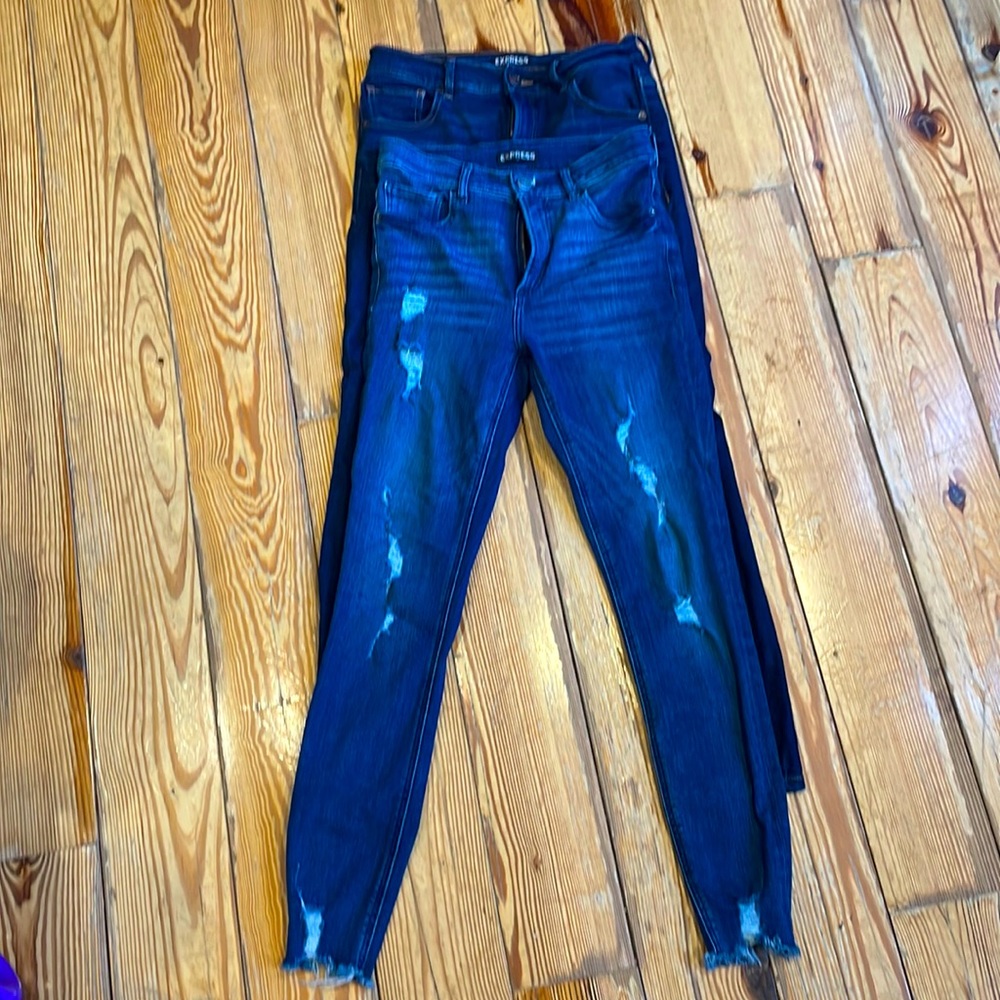 2 Pairs of Express Jeans